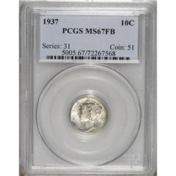 1937 10C MS67 Full Bands PCGS. PCGS Population (60