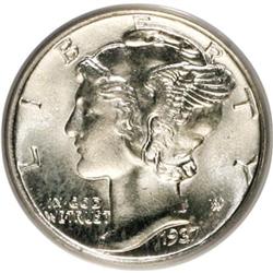 1937-S 10C MS67 PCGS. PCGS Population (39/0). NGC Cens