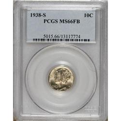 1938-S 10C MS66 Full Bands PCGS. PCGS Population (