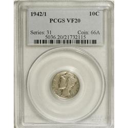 1942/1 10C VF20 PCGS. PCGS Population (88/1048). N