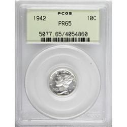 1942 10C PR65 PCGS. PCGS Population (1607/2040). N