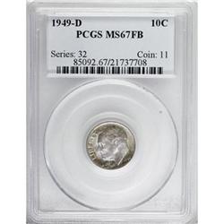 1949-D 10C MS67 Full Bands PCGS. PCGS Population (