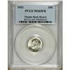 Image 1 : 1953 10C MS65 Full Bands PCGS. Ex: Omaha Bank Hoar