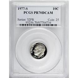 1977-S 10C PR70 Deep Cameo PCGS. PCGS Population (