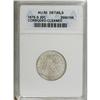 1875-S 20C --Cleaned, Corroded--ANACS. AU50 Details.