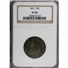 Image 1 : 1821 25C VF30 NGC. NGC Census: (7/138). PCGS Popul