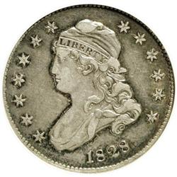 1828 25C 25/50C--Cleaned--ANACS. XF40 Details. NGC Cen