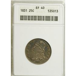 1831 25C Small Letters XF40 ANACS. NGC Census: (14