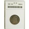 Image 1 : 1831 25C Small Letters XF40 ANACS. NGC Census: (14