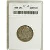 Image 1 : 1833 25C XF40 ANACS. NGC Census: (6/108). PCGS Pop