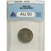 Image 1 : 1838 25C No Drapery AU50 ANACS. NGC Census: (5/103). P