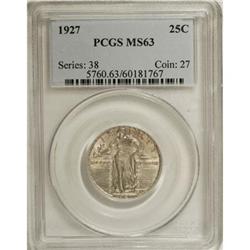 1927 25C MS63 PCGS. PCGS Population (171/304). NGC