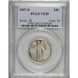 1927-S 25C VF20 PCGS. PCGS Population (56/620). NG