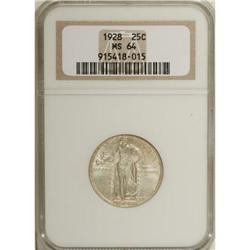 1928 25C MS64 NGC. NGC Census: (134/117). PCGS Pop