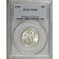 1930 25C MS64 PCGS. PCGS Population (275/204). NGC