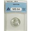 Image 1 : 1934-D 25C Medium Motto MS64 ANACS. NGC Census: (2