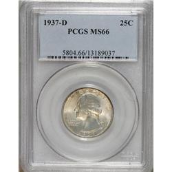 1937-D 25C MS66 PCGS. PCGS Population (216/26). NG