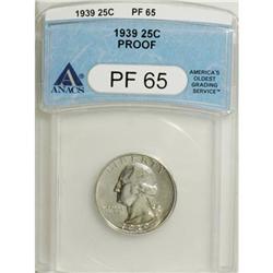 1939 25C PR65 ANACS. NGC Census: (275/493). PCGS P