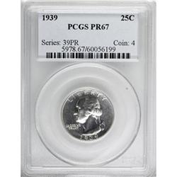 1939 25C PR67 PCGS. PCGS Population (120/2). NGC C