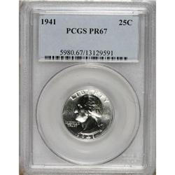 1941 25C PR67 PCGS. PCGS Population (133/0). NGC C