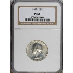 1942 25C PR66 NGC. NGC Census: (594/189). PCGS Pop