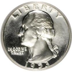 1953 25C PR68 Cameo PCGS. PCGS Population (29/1). NGC