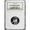 1962 25C PR69 Deep Cameo NGC. NGC Census: (37/0).