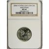 2004-D 25C Wisconsin Extra Leaf Low MS66 NGC. NGC