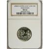 2004-D 25C Wisconsin Extra Leaf Low MS66 NGC. NGC