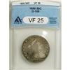 Image 1 : 1806 50C Pointed 6, Stem VF25 ANACS. O-109. NGC Ce