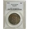 Image 1 : 1811 50C Small 8 XF45 PCGS. PCGS Population (12/11