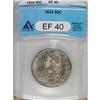 Image 1 : 1834 50C Large Date, Large Letters XF40 ANACS. NGC
