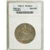 Image 1 : 1889 50C --Cleaned--ANACS. Fine 12 Details. NGC Cen