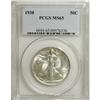 Image 1 : 1938 50C MS65 PCGS. PCGS Population (981/467). NGC