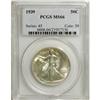 Image 1 : 1939 50C MS66 PCGS. PCGS Population (978/206). NGC