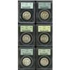 Image 1 : 1940 50C MS62 PCGS; 1941 MS62 PCGS; 1941-D MS62 PCGS;
