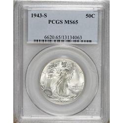 1943-S 50C MS65 PCGS. PCGS Population (2005/447).