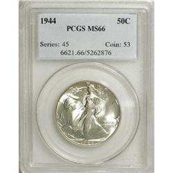 1944 50C MS66 PCGS. PCGS Population (817/57). NGC
