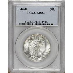 1944-D 50C MS66 PCGS. PCGS Population (1381/151).