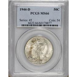 1944-D 50C MS66 PCGS. PCGS Population (1381/151).