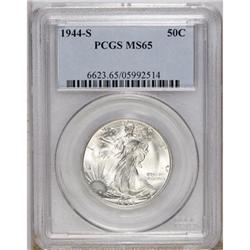 1944-S 50C MS65 PCGS. PCGS Population (2101/295).