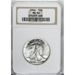 1946 50C MS66 NGC. NGC Census: (492/27). PCGS Popu