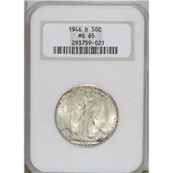 1946-D 50C MS65 NGC. NGC Census: (5172/1584). PCGS