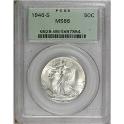1946-S 50C MS66 PCGS. PCGS Population (1159/17). N