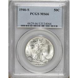 1946-S 50C MS66 PCGS. PCGS Population (1159/17). N
