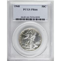 1940 50C PR66 PCGS. PCGS Population (717/309). NGC