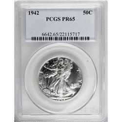 1942 50C PR65 PCGS. PCGS Population (1552/2164). N