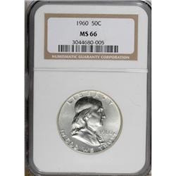 1960 50C MS66 NGC. NGC Census: (18/0). PCGS Popula