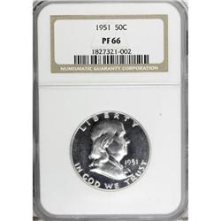 1951 50C PR66 NGC. NGC Census: (381/147). PCGS Pop