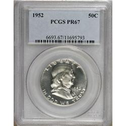1952 50C PR67 PCGS. PCGS Population (90/2). NGC Ce